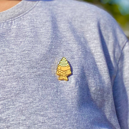 Taiyaki Ice Cream 1” Enamel Pin