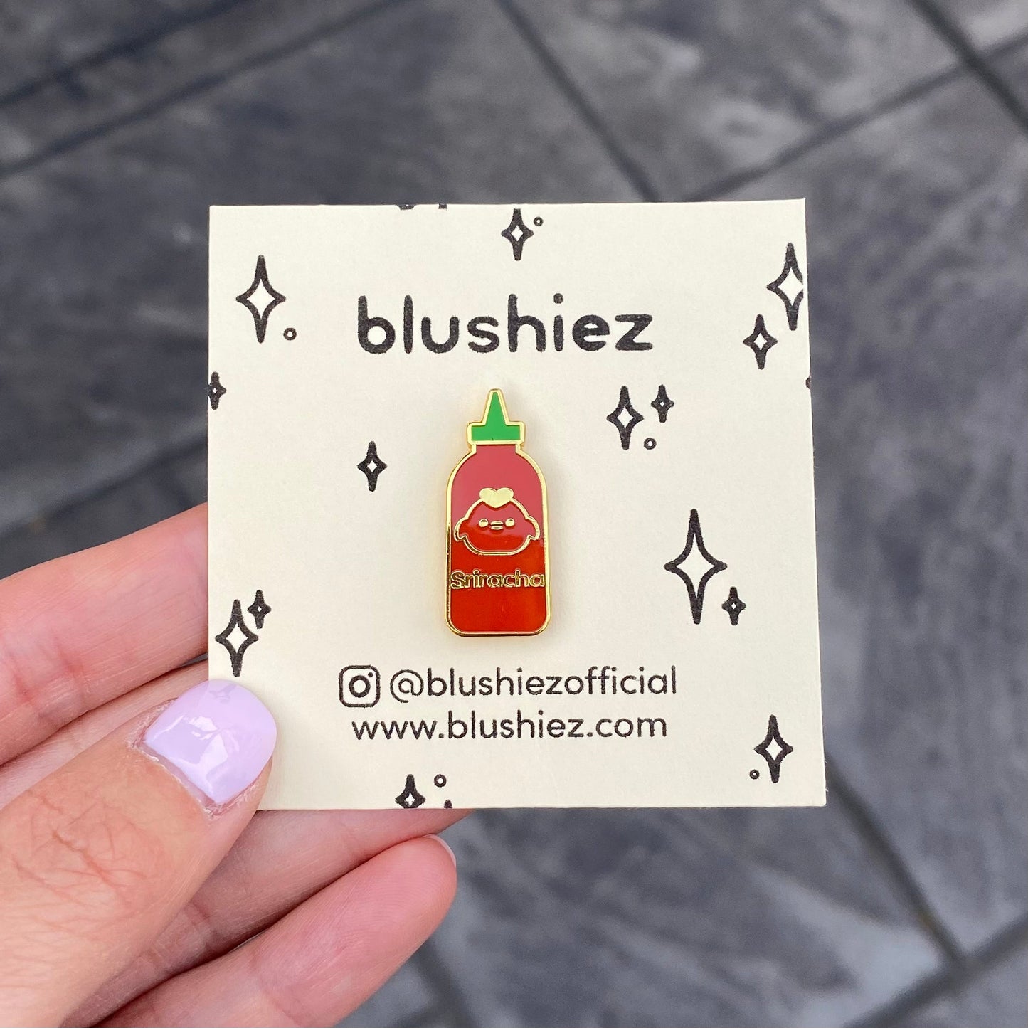 Sriracha 1” Enamel Pin