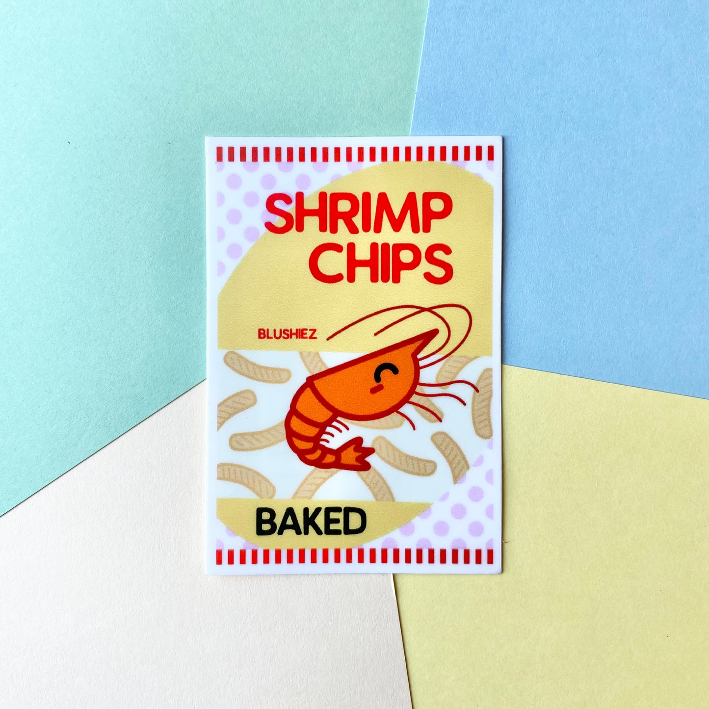 Shrimp Chips Sticker
