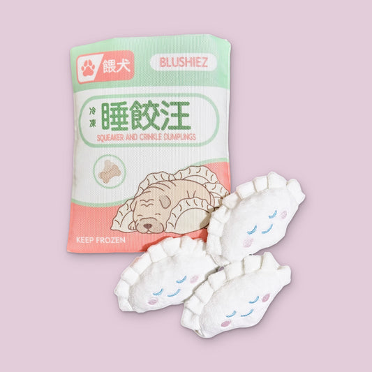 Frozen Dumplings 3 Piece Dog Toy