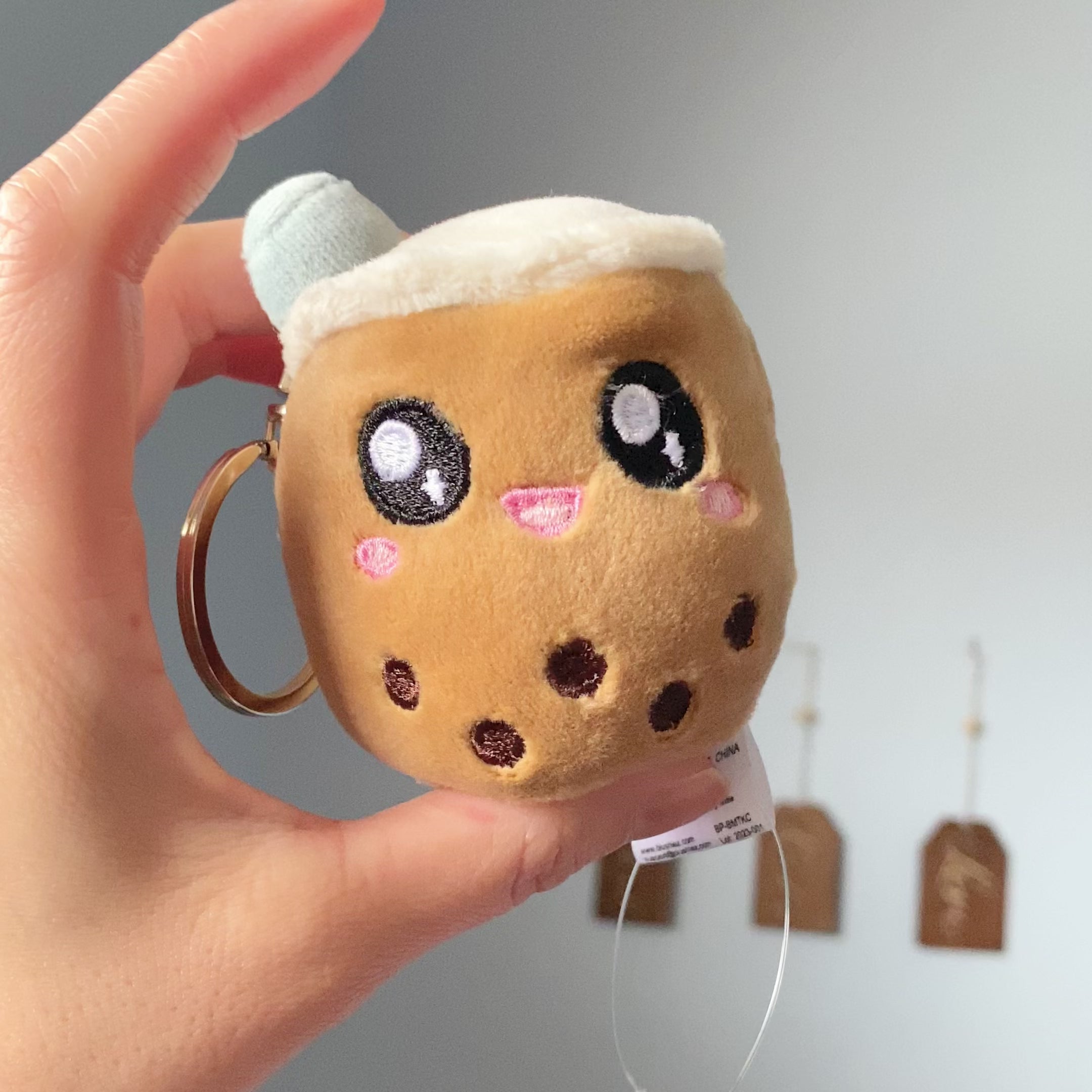 Plush Keychain Boba Milk Tea Blushiez