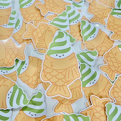Taiyaki Ice Cream Stickers