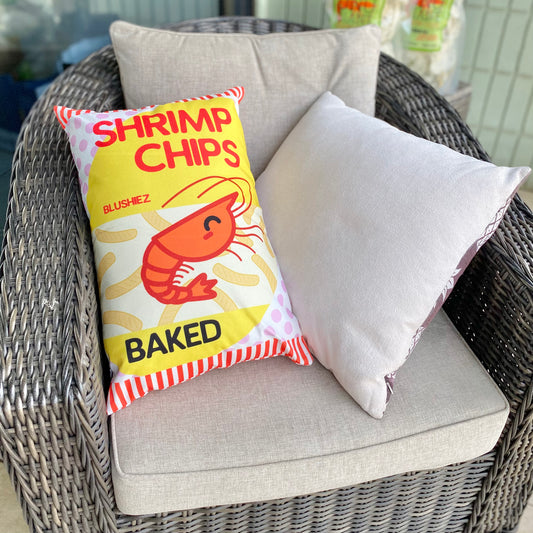 Shrimp Chips Decorative Throw Pillow