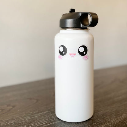 Clear Kawaii Face Stickers